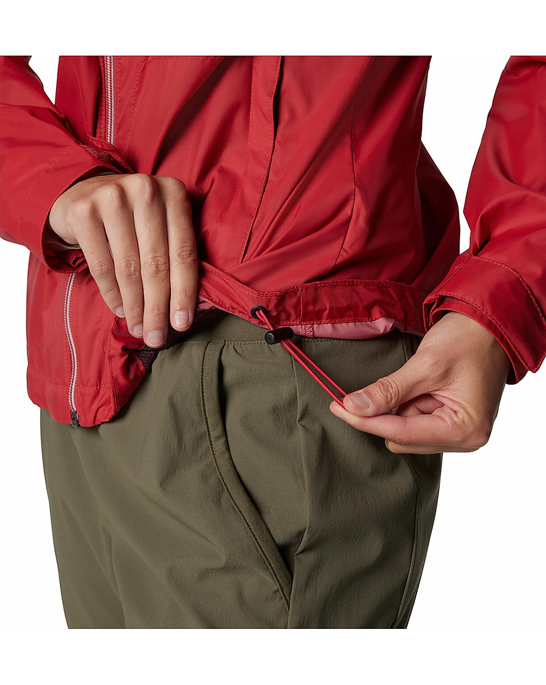 Columbia Womens Red Omni-Shield Switchback IV Water Repellent Jacket