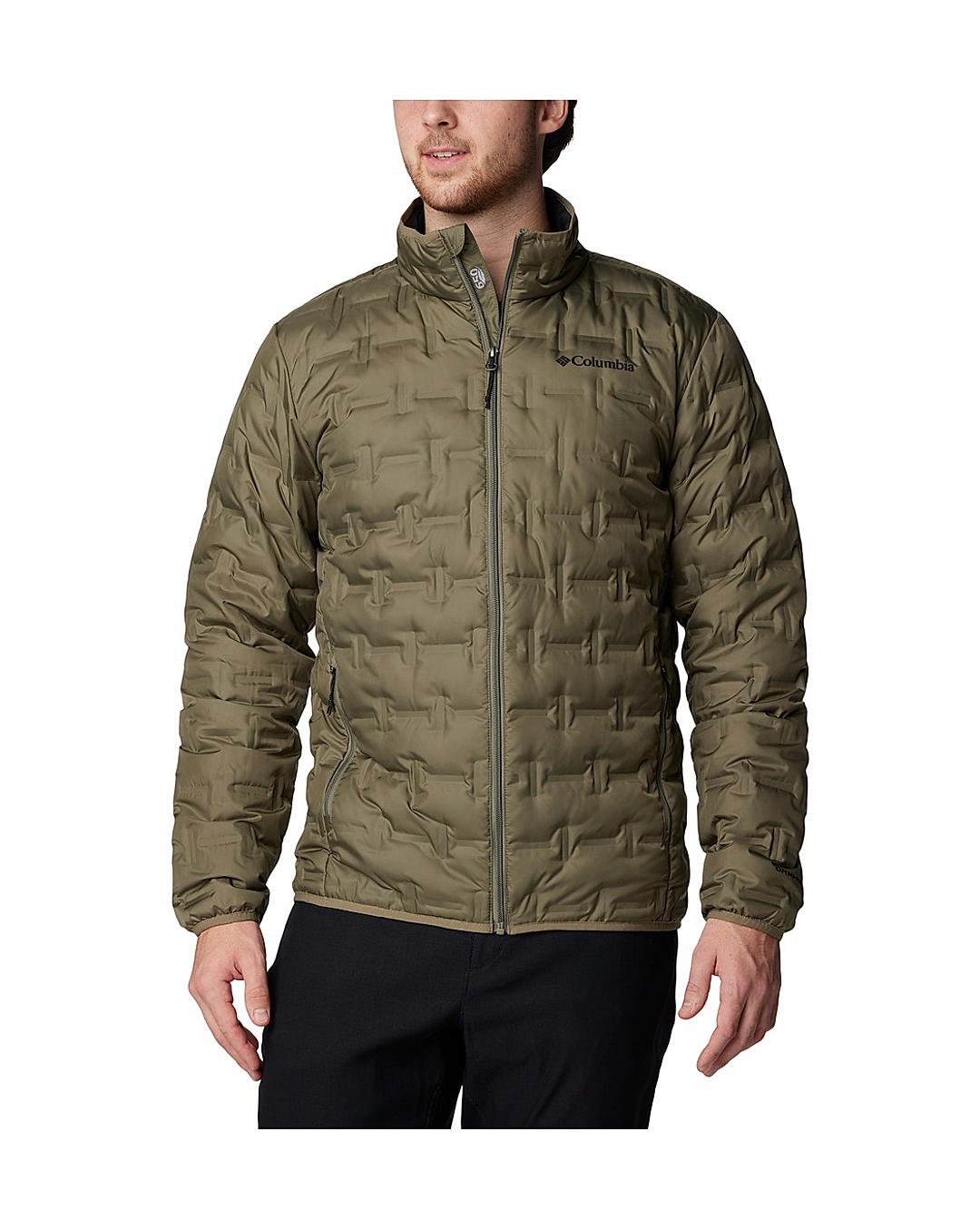 Columbia Mens Green Omni-Heat Reflective Delta Ridge II Down Jacket