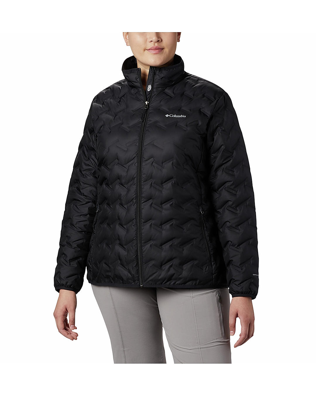 Columbia Womens Black Omni-Heat Reflective Delta Ridge Down Jacket