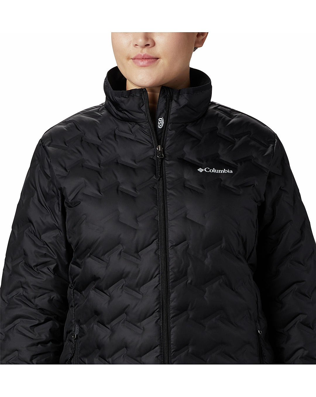 Columbia Womens Black Omni-Heat Reflective Delta Ridge Down Jacket