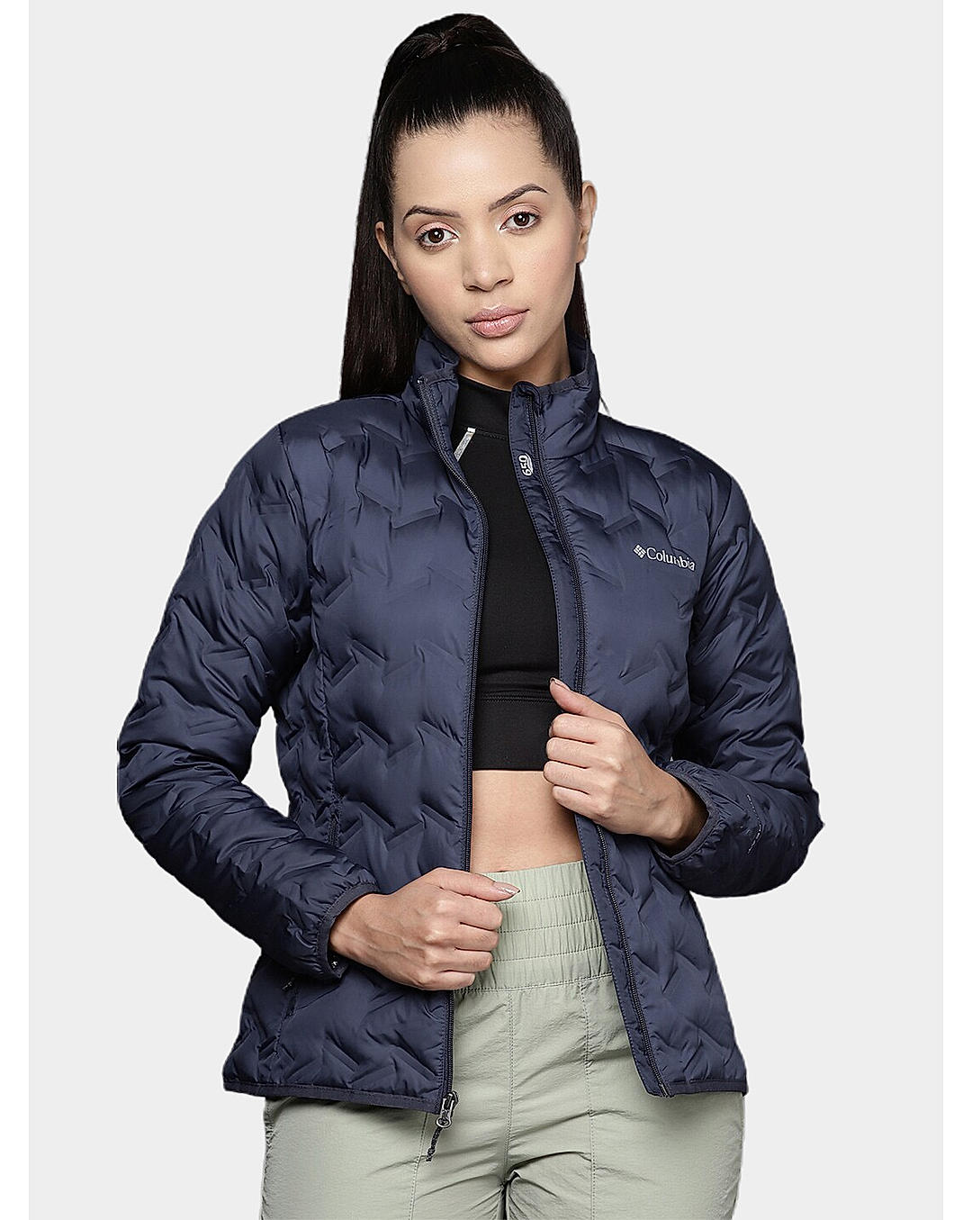 Buy Columbia Women Blue Delta Ridge Down Jacket Online at Adventuras 508609