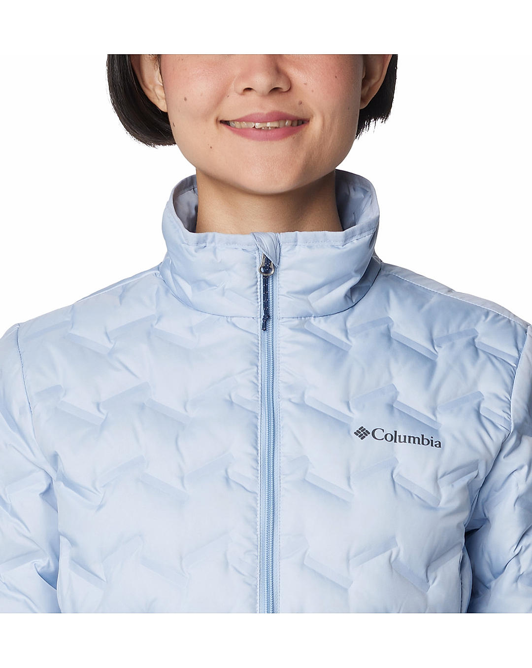 Buy Columbia Women Light Blue Delta Ridge Down Jacket Online at Adventuras 526430