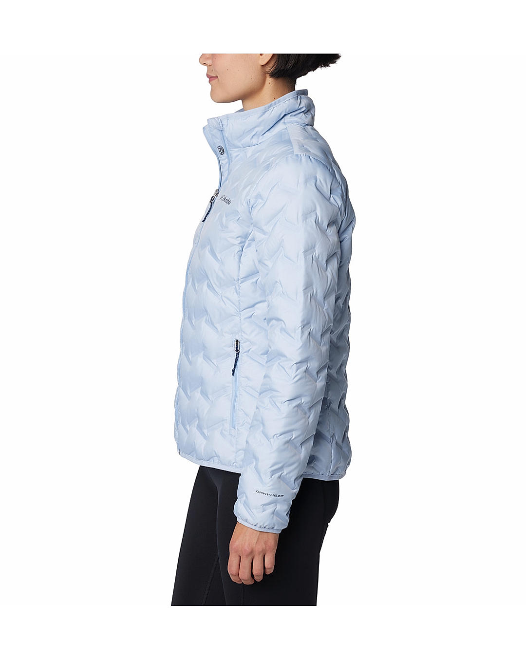 Columbia Womens Blue Omni-Heat Reflective Delta Ridge Down Jacket
