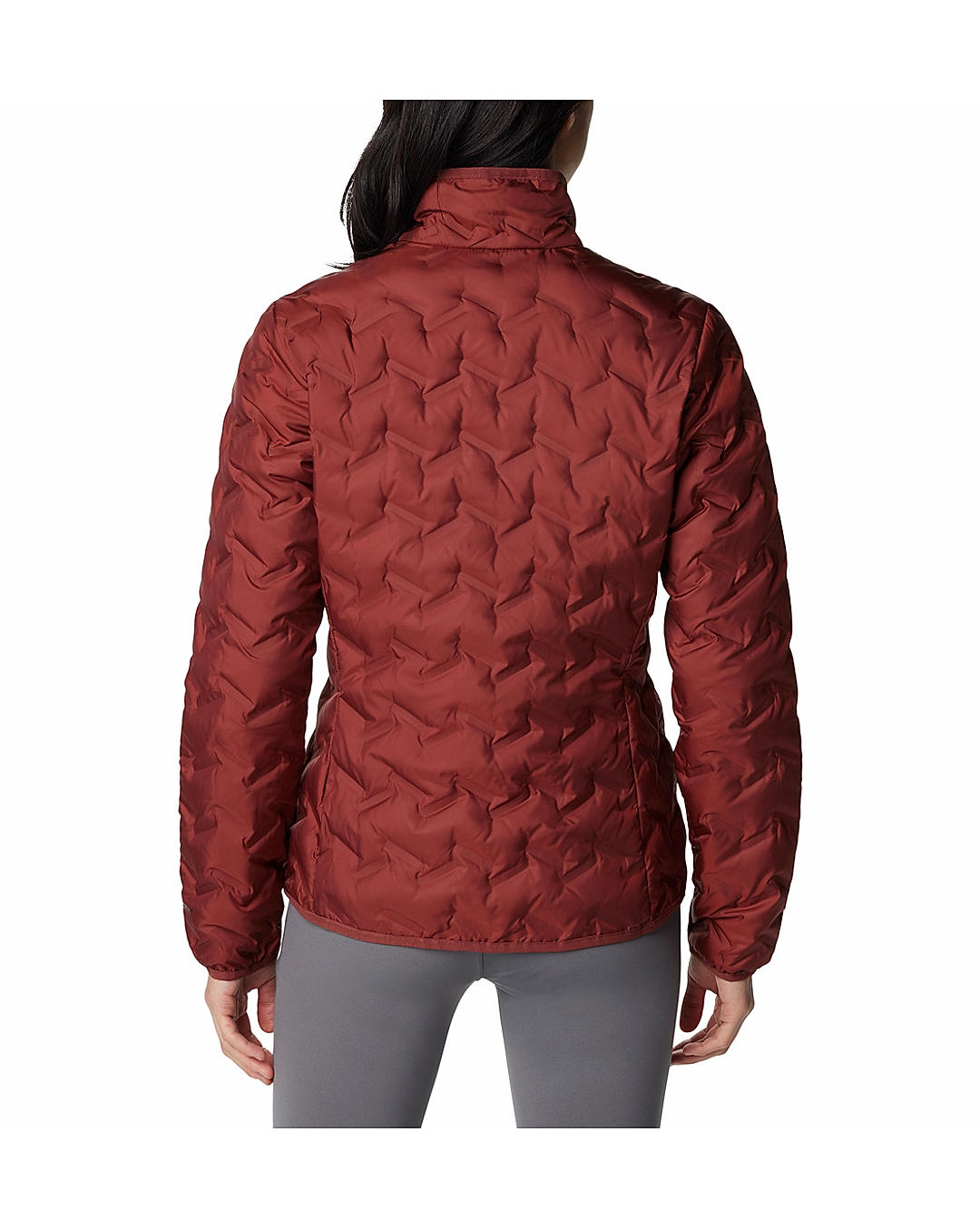 Columbia Womens Red Omni-Heat Reflective Delta Ridge Down Jacket