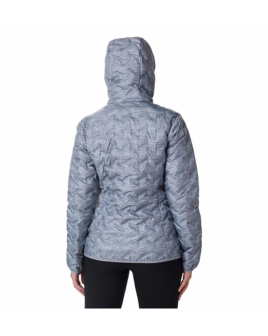 Columbia Womens Grey Omni-Heat Reflective Delta Ridge Down Jacket