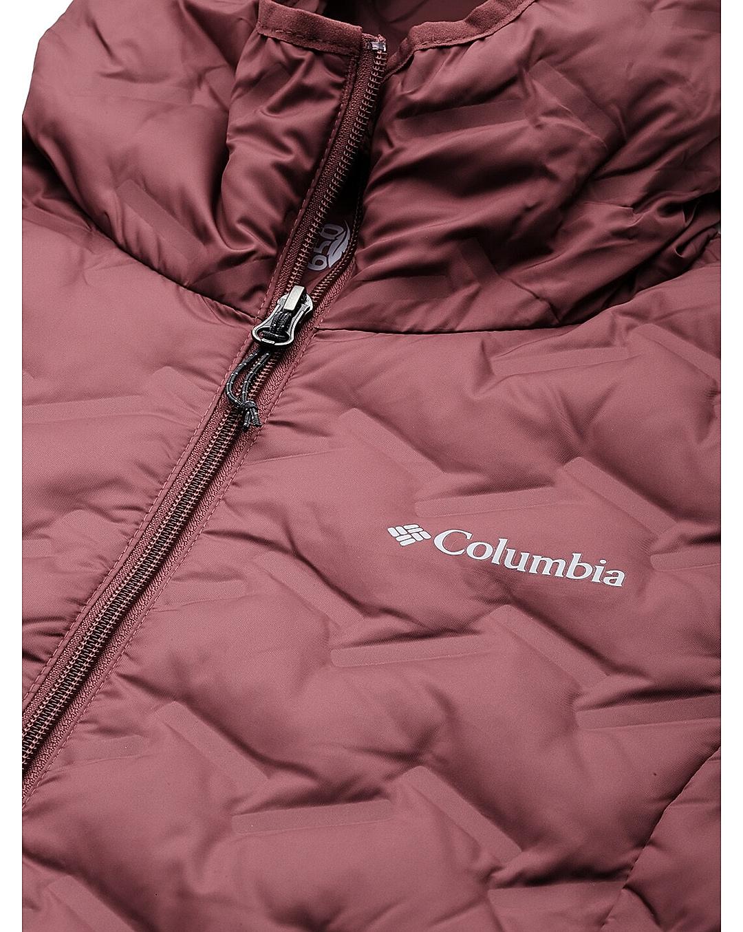 Columbia Womens Red Omni-Heat Reflective Delta Ridge Long Down Jacket