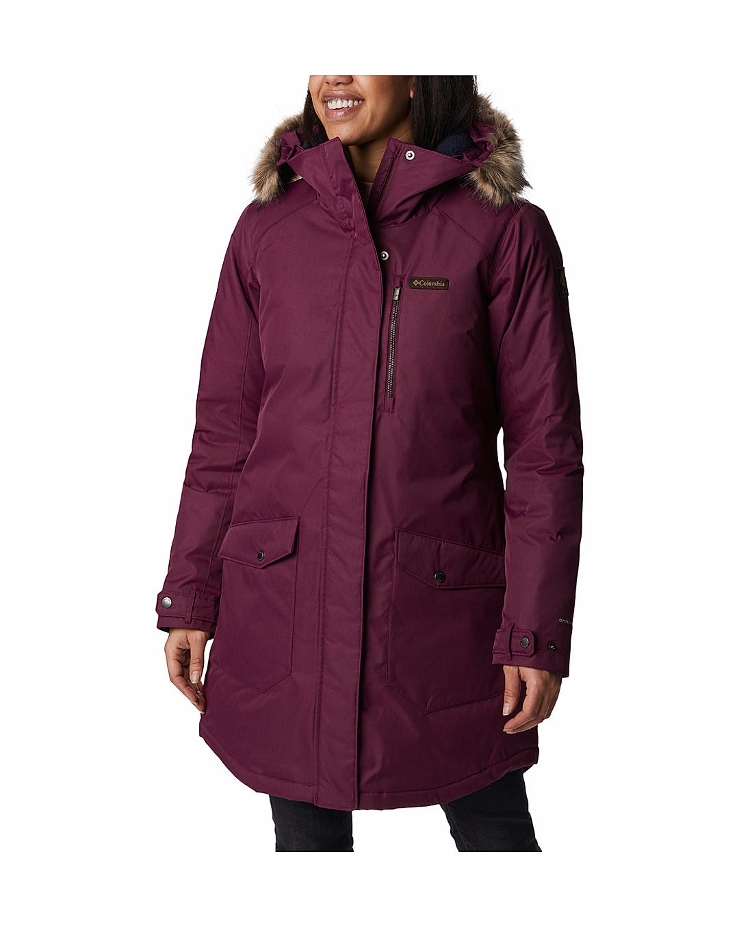 Buy Columbia Red Suttle Mountain Long Insulated Jacket For women Online at Adventuras 489143