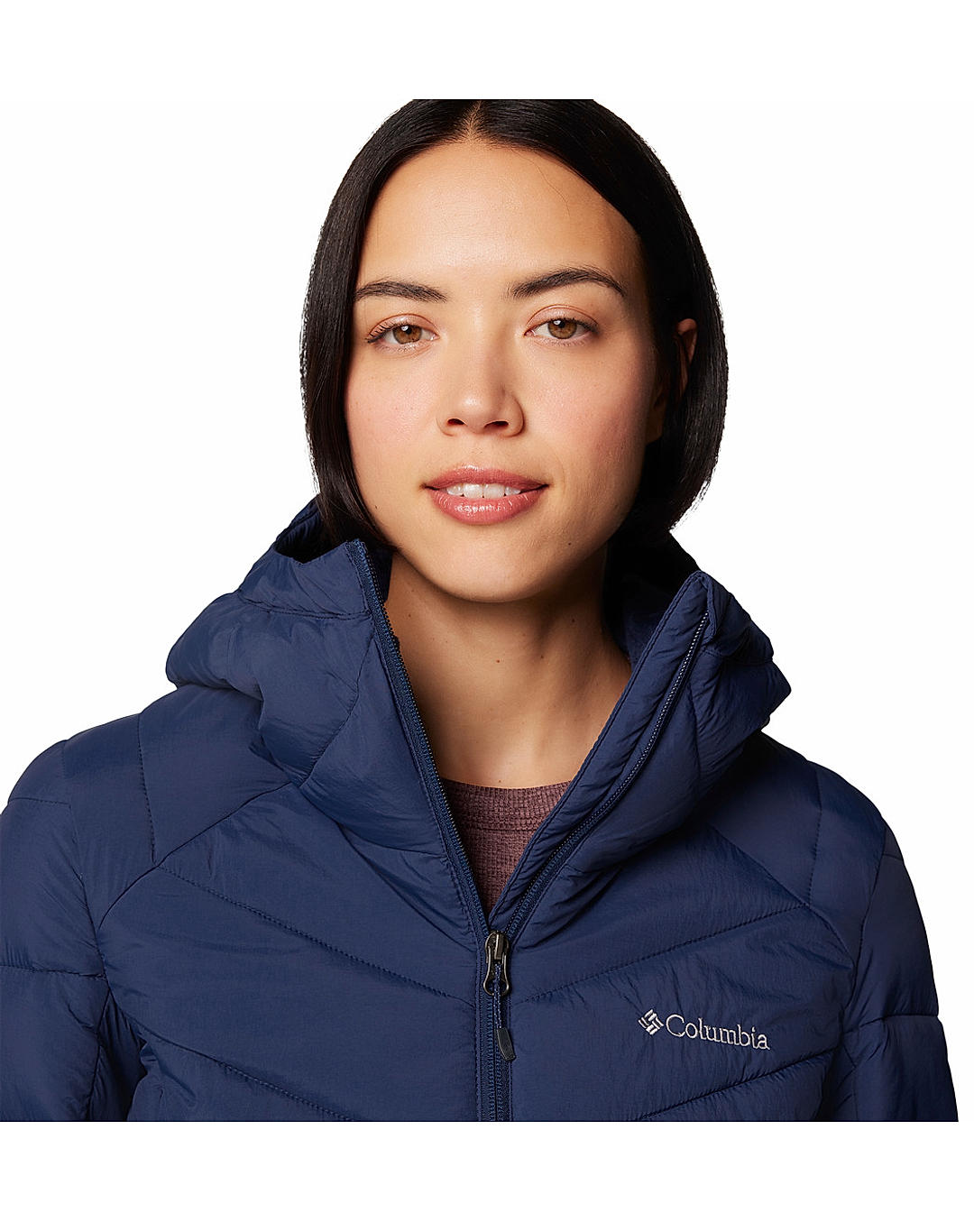 Columbia Womens Navy Omni-Heat Infinity Joy Peak II Mid Jacket