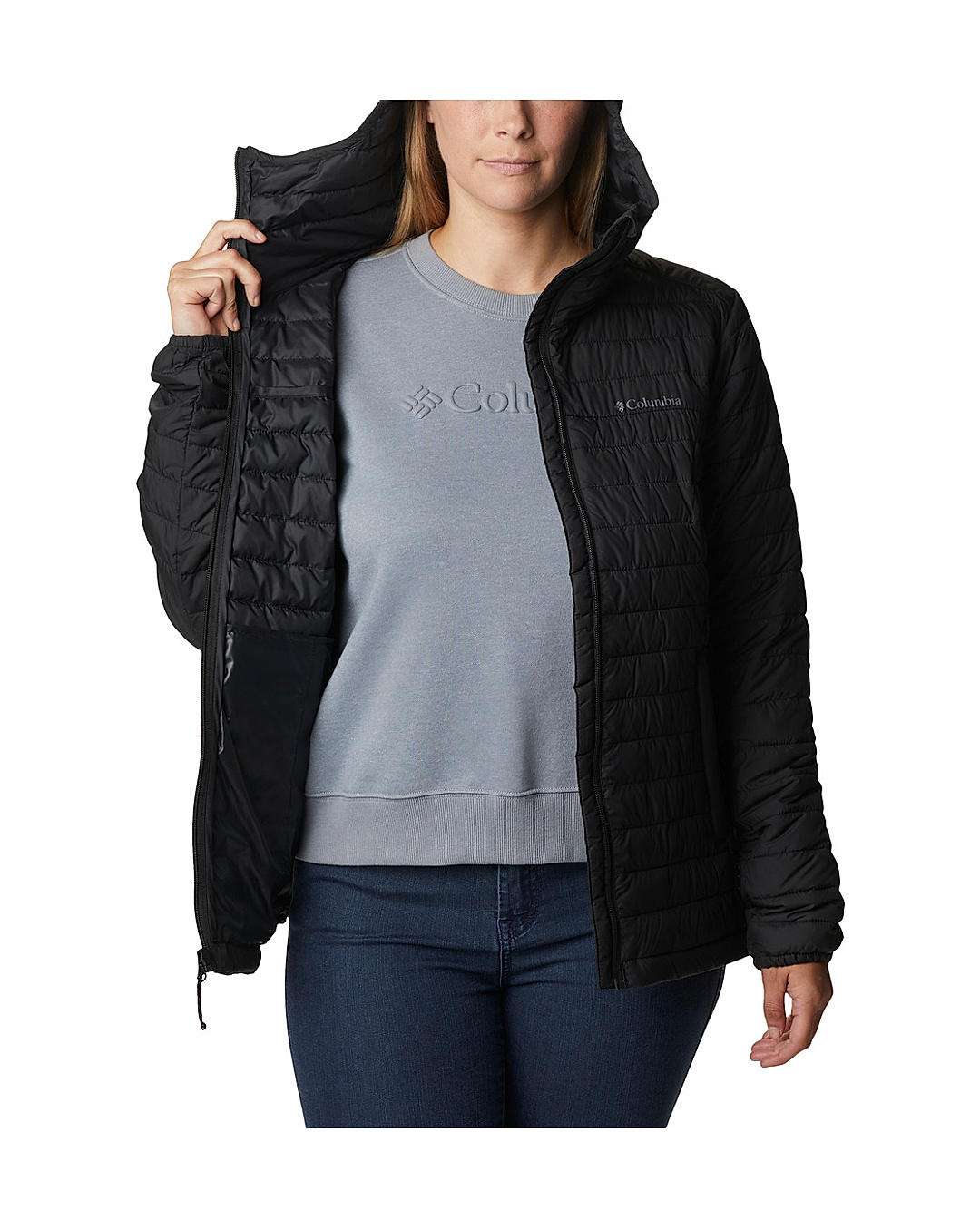 Columbia Womens Black  Silver Falls Jacket