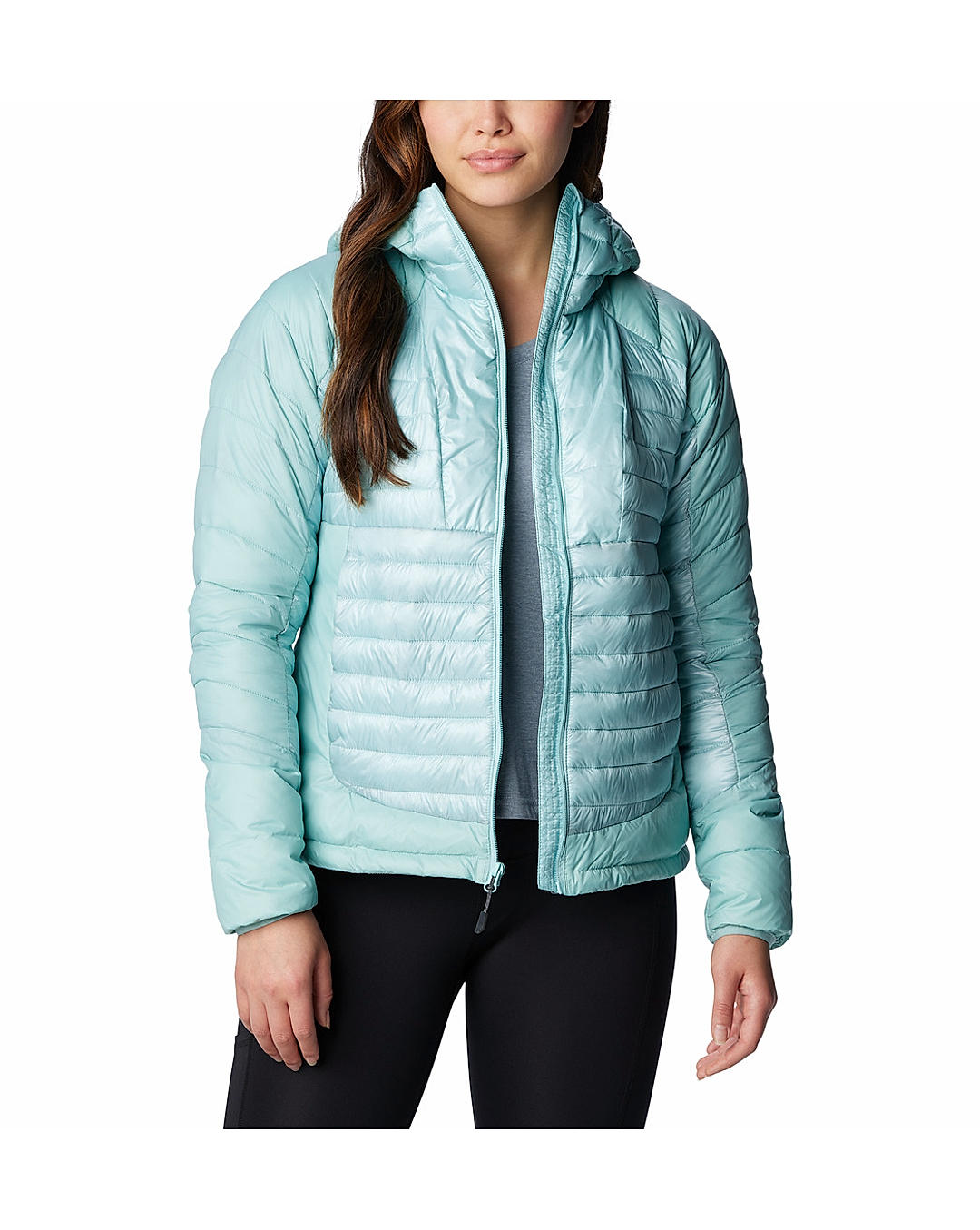 Columbia Womens Blue Omni-Heat Infinity Labyrinth Loop Jacket