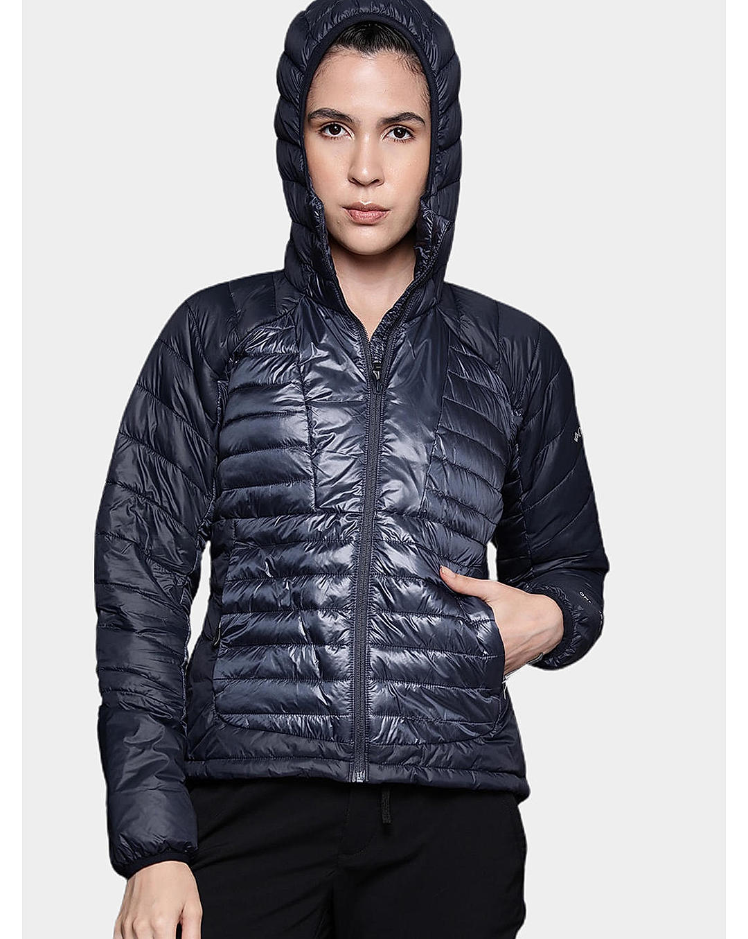 Columbia Womens Blue Omni-Heat Infinity Labyrinth Loop Jacket