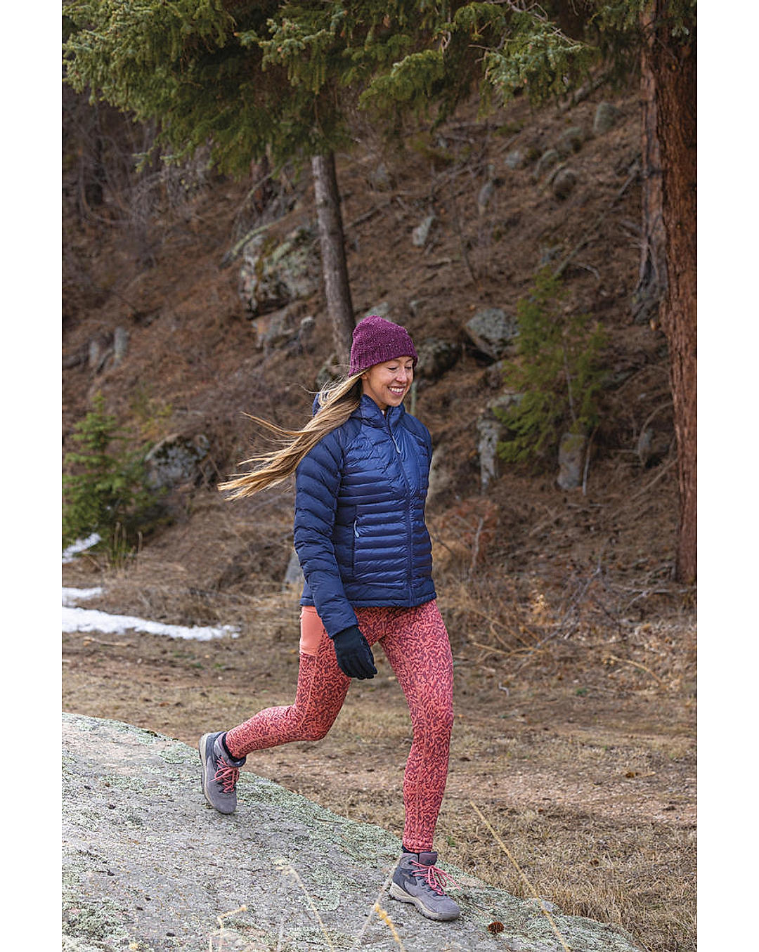 Columbia Womens Blue Omni-Heat Infinity Labyrinth Loop Jacket