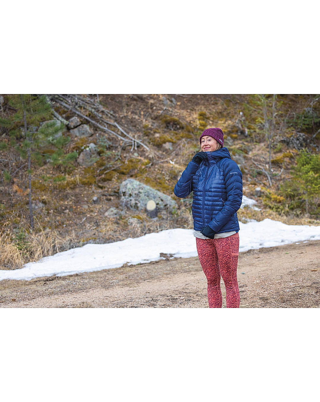 Columbia Womens Blue Omni-Heat Infinity Labyrinth Loop Jacket