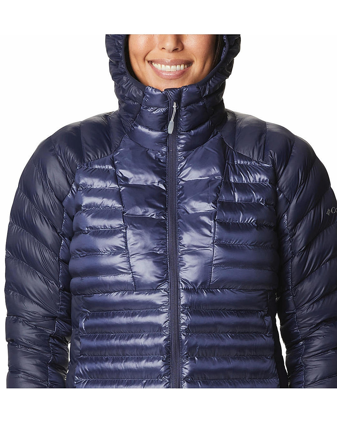 Columbia Womens Blue Omni-Heat Infinity Labyrinth Loop Jacket