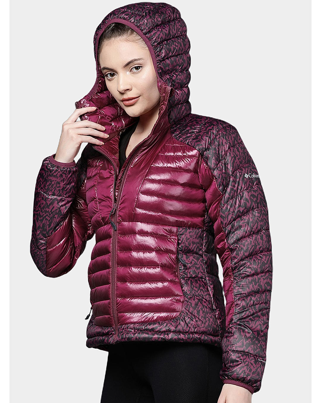 Buy Columbia Red Labyrinth Loop Hooded Jacket For women Online at Adventuras 489150