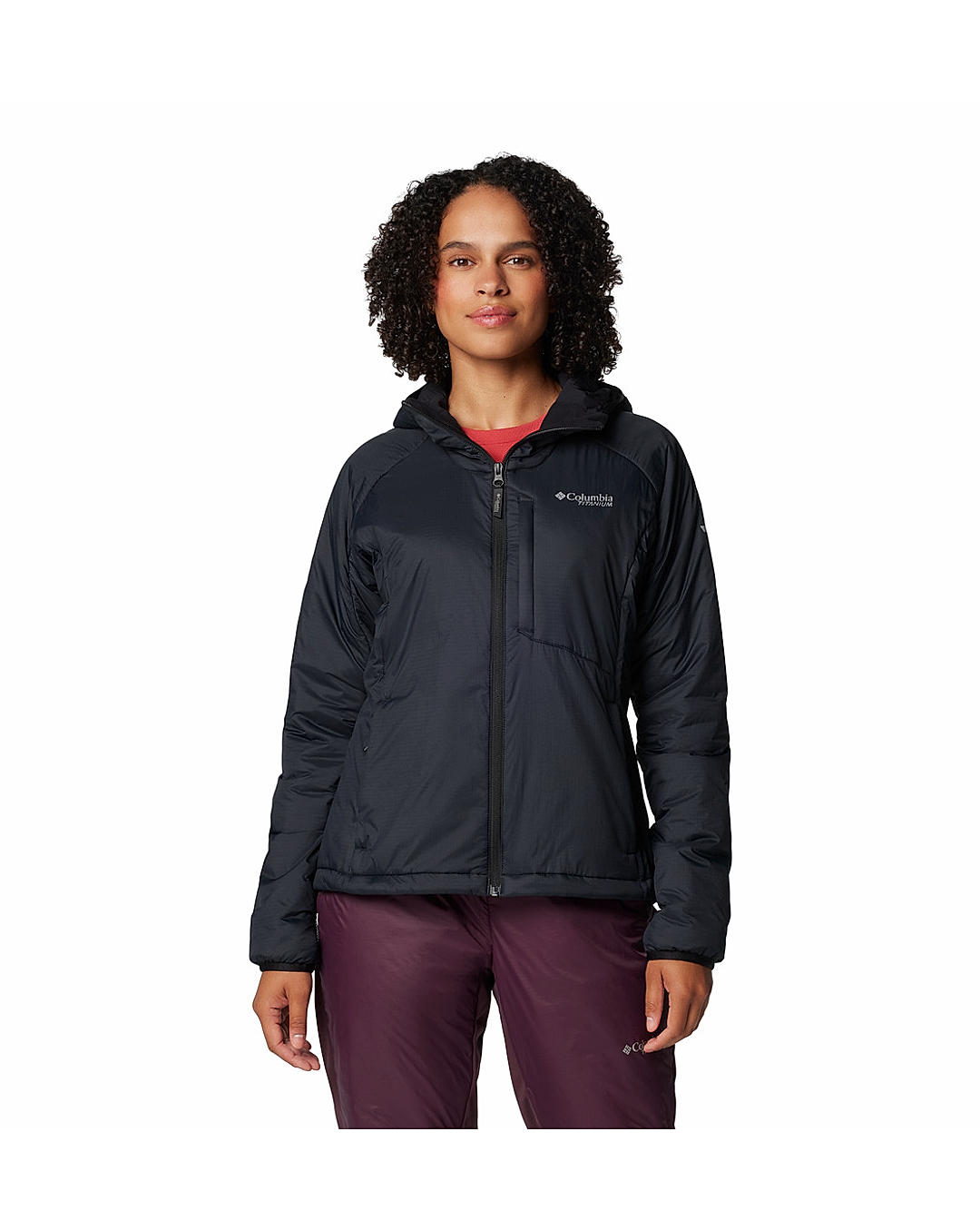 Columbia Womens Black Omni-Shield Silver Leaf II Stretch Insulated Jacket