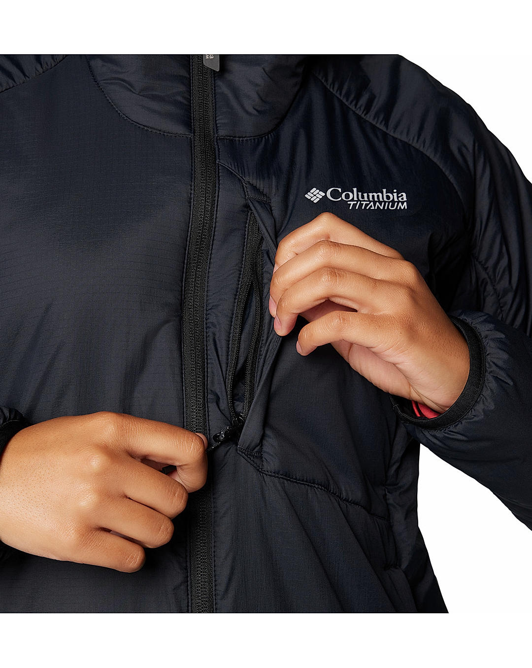 Columbia Womens Black Omni-Shield Silver Leaf II Stretch Insulated Jacket