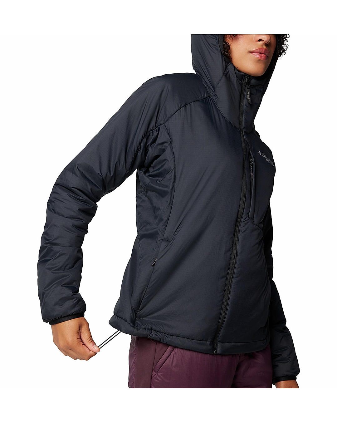 Columbia Womens Black Omni-Shield Silver Leaf II Stretch Insulated Jacket