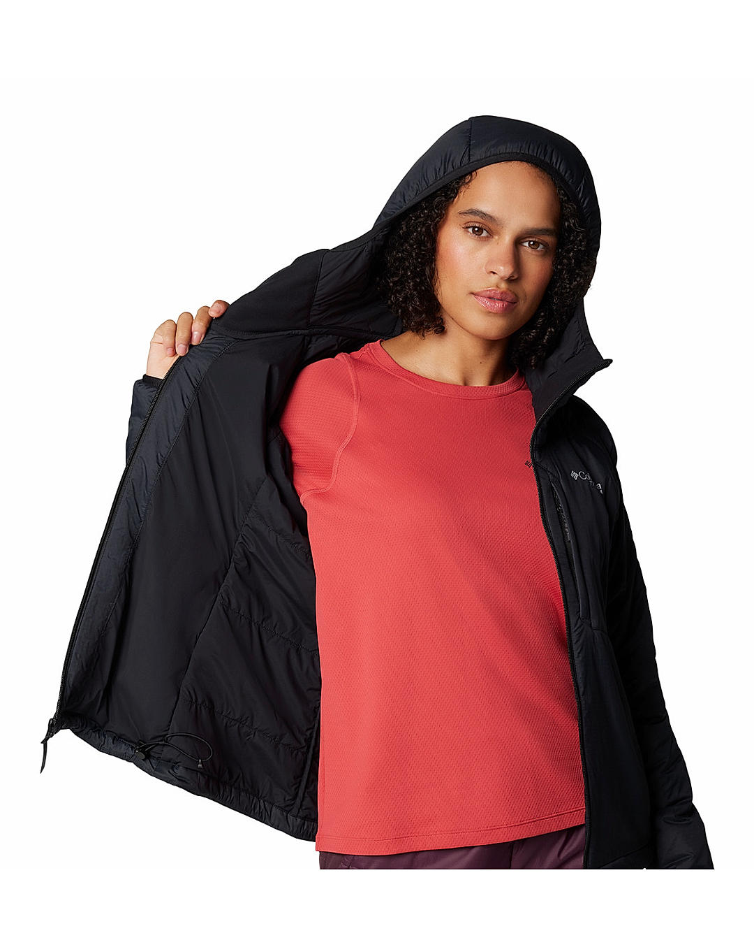 Columbia Womens Black Omni-Shield Silver Leaf II Stretch Insulated Jacket
