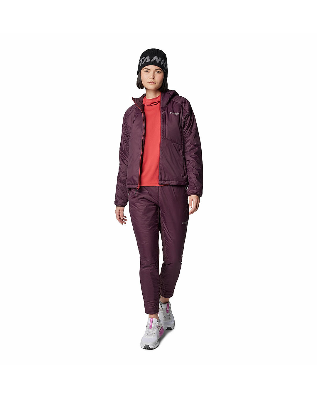 Columbia Womens Maroon Omni-Shield Silver Leaf II Stretch Insulated Jacket