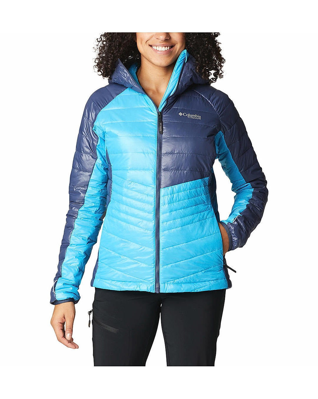 Columbia Womens Blue Omni-Heat Infinity Platinum Peak Jacket