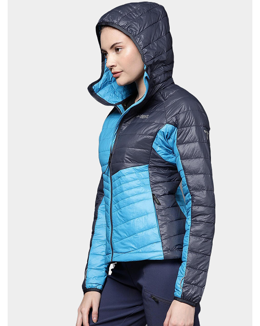 Columbia Womens Blue Omni-Heat Infinity Platinum Peak Jacket