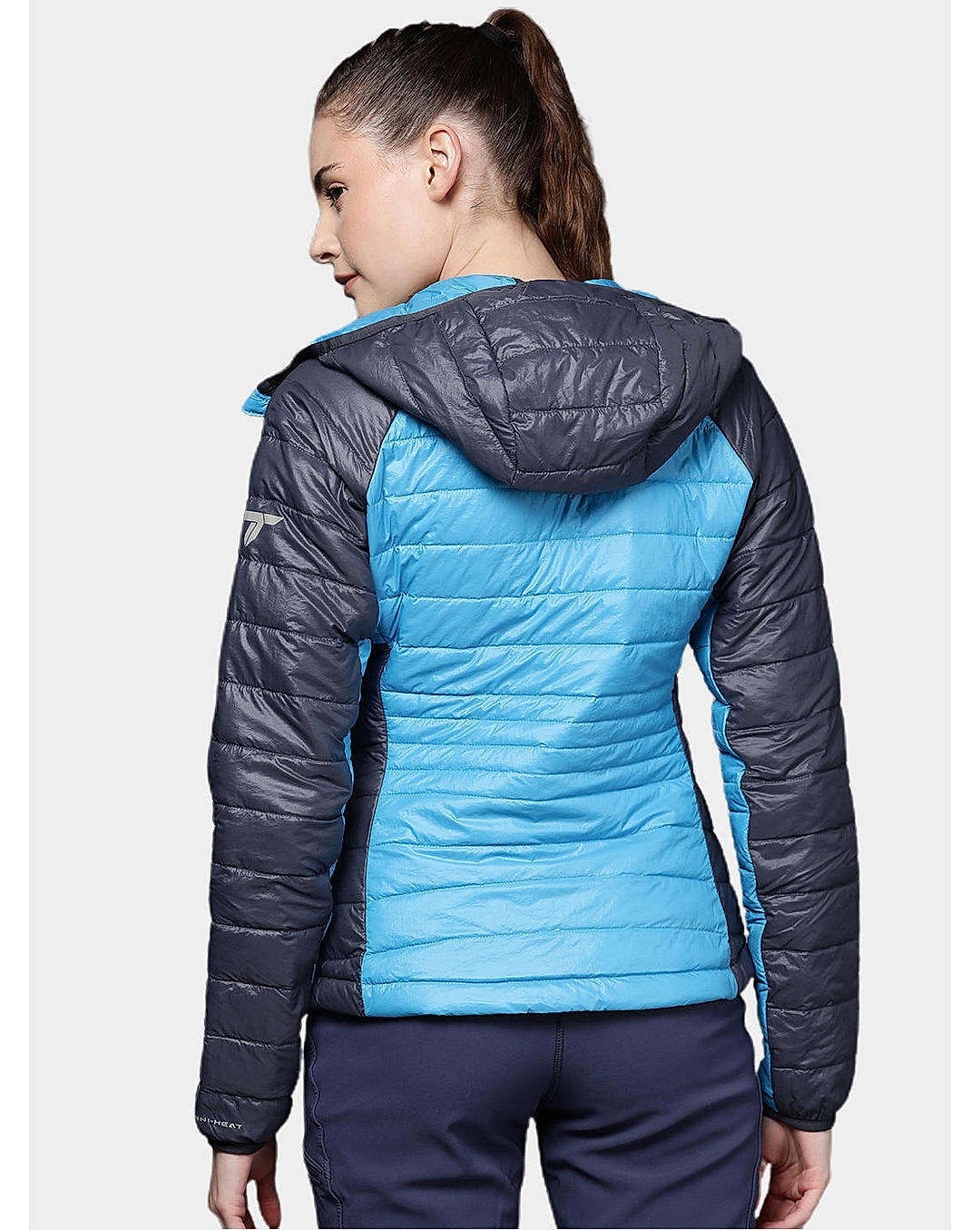 Columbia Womens Blue Omni-Heat Infinity Platinum Peak Jacket