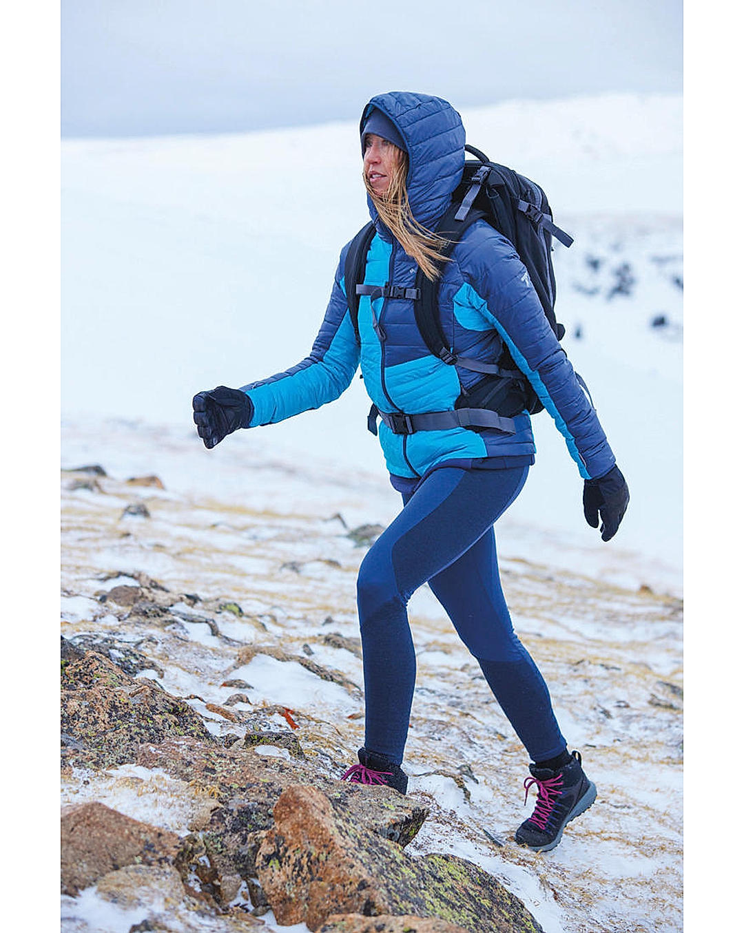 Columbia Womens Blue Omni-Heat Infinity Platinum Peak Jacket