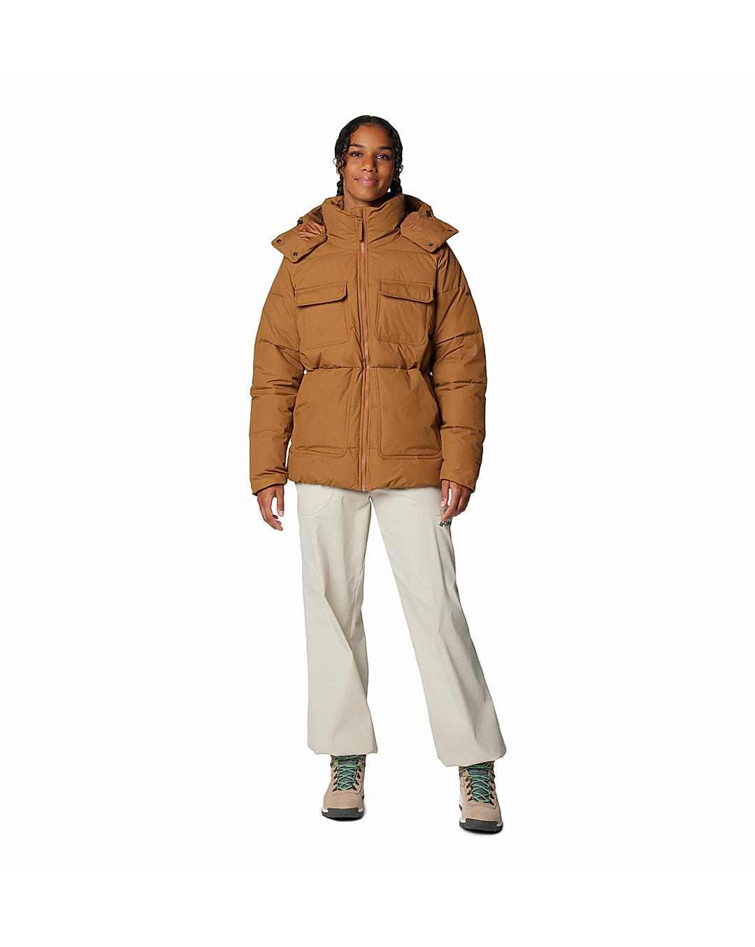 Columbia Womens Brown Omni-Heat Infinity Longhorn Ridge Insulated Jacket