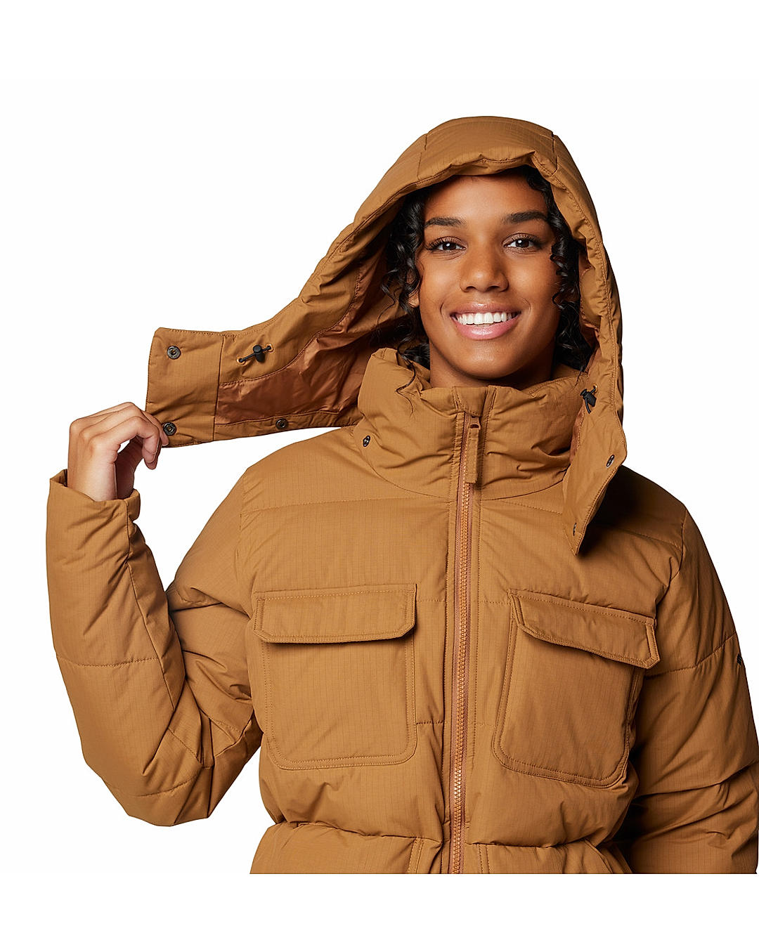 Columbia Womens Brown Omni-Heat Infinity Longhorn Ridge Insulated Jacket