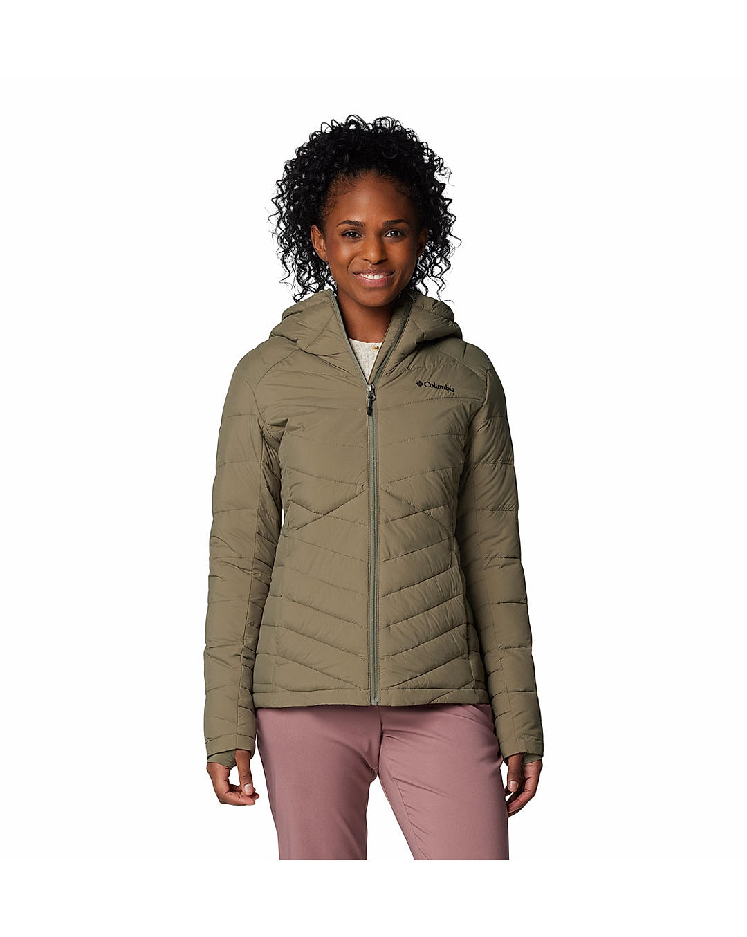 Columbia Womens Olive Omni-Heat Infinity Joy Peak II Jacket