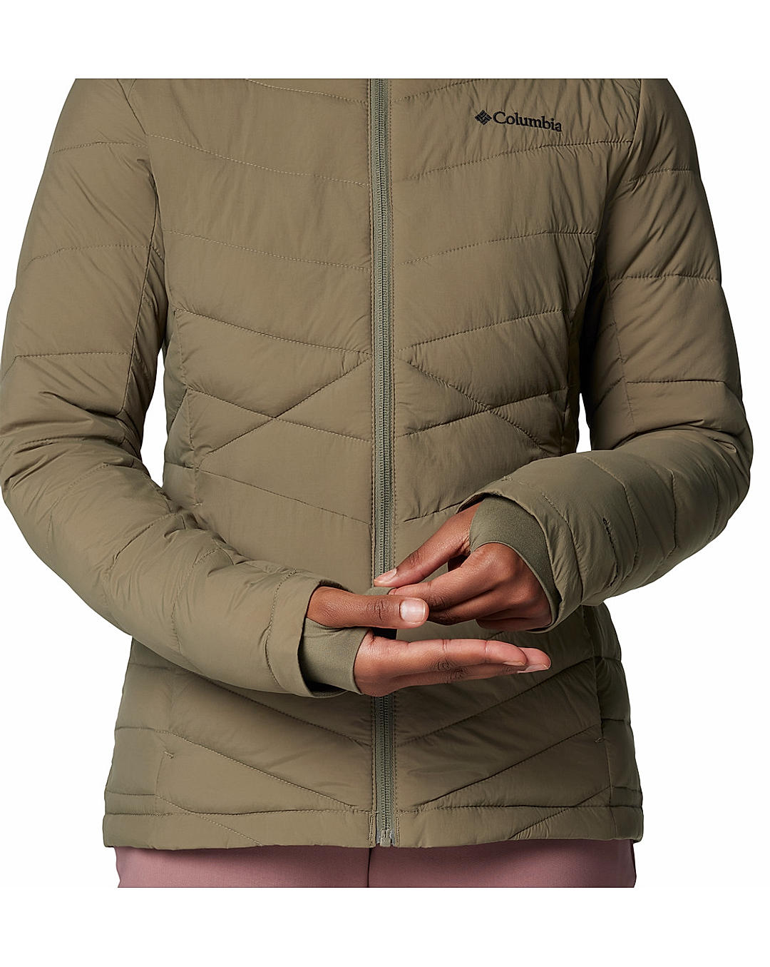 Columbia Womens Olive Omni-Heat Infinity Joy Peak II Jacket
