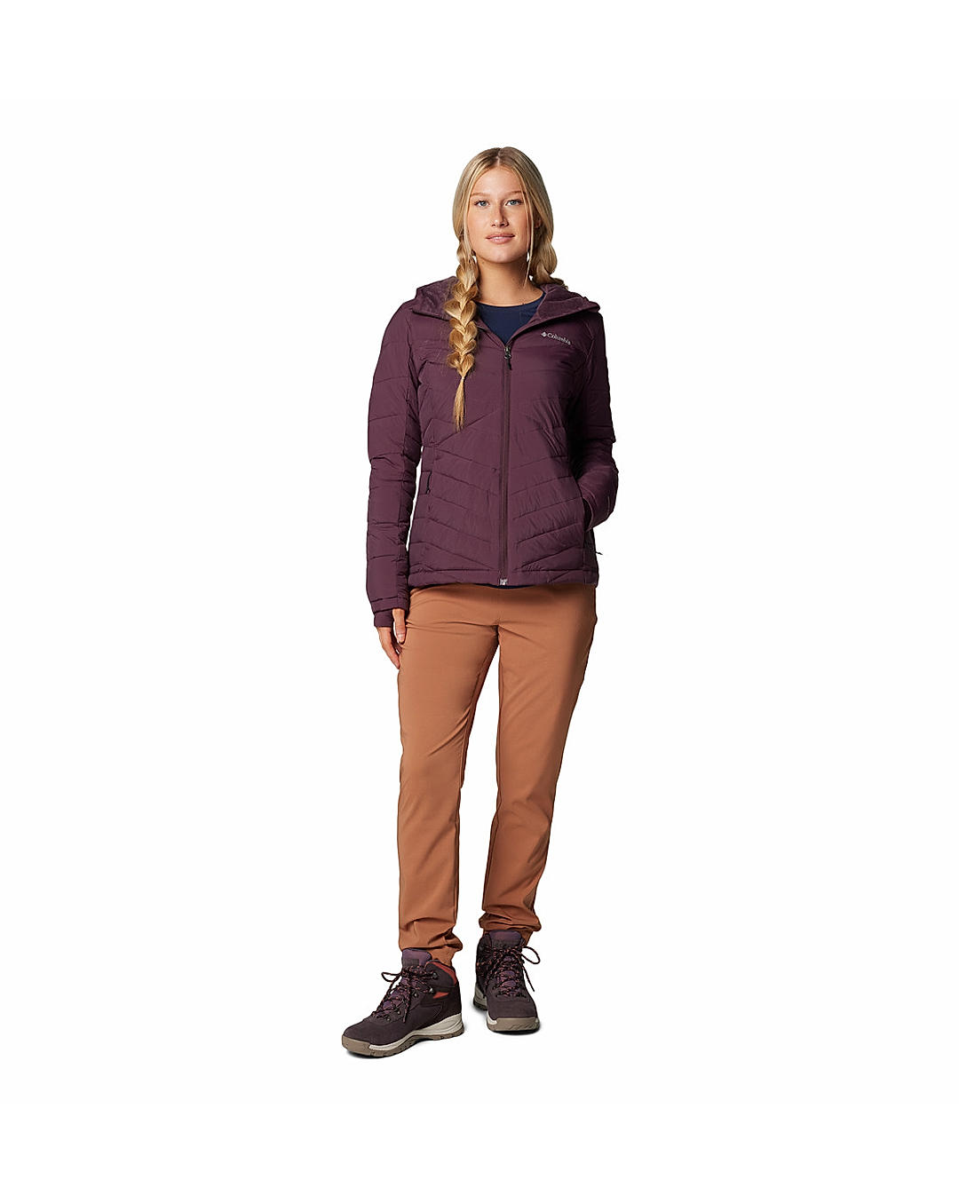 Columbia Womens Purple Omni-Heat Infinity Joy Peak II Jacket