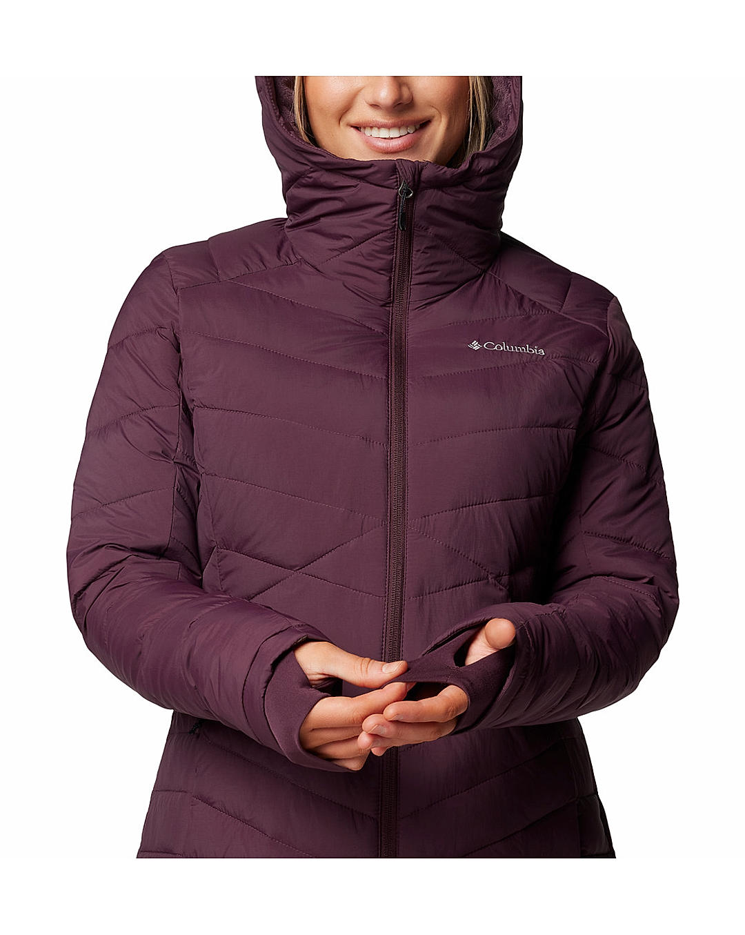 Columbia Womens Purple Omni-Heat Infinity Joy Peak II Jacket
