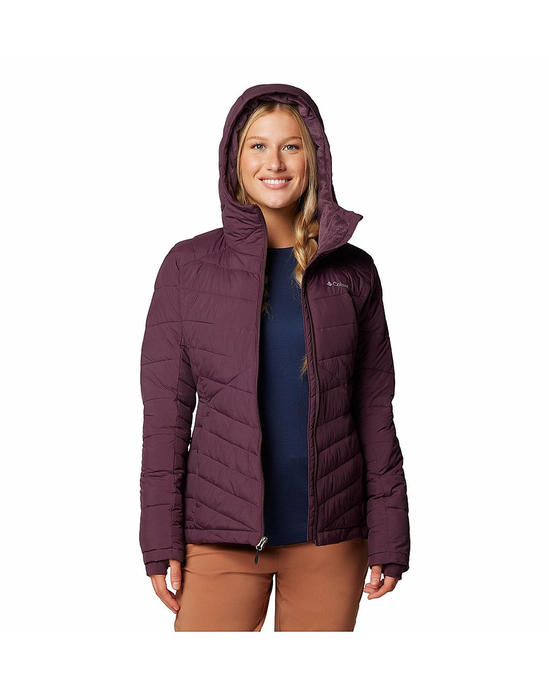 Columbia Womens Purple Omni-Heat Infinity Joy Peak II Jacket