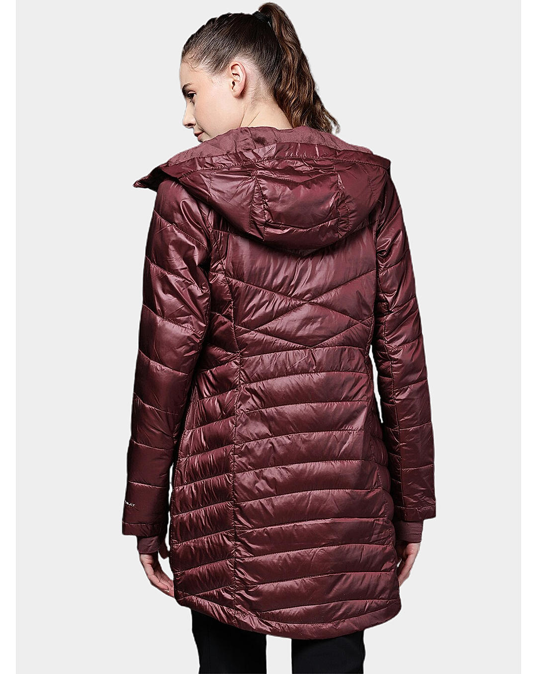 Columbia Womens Red Omni-Heat Infinity Joy Peak Mid Jacket