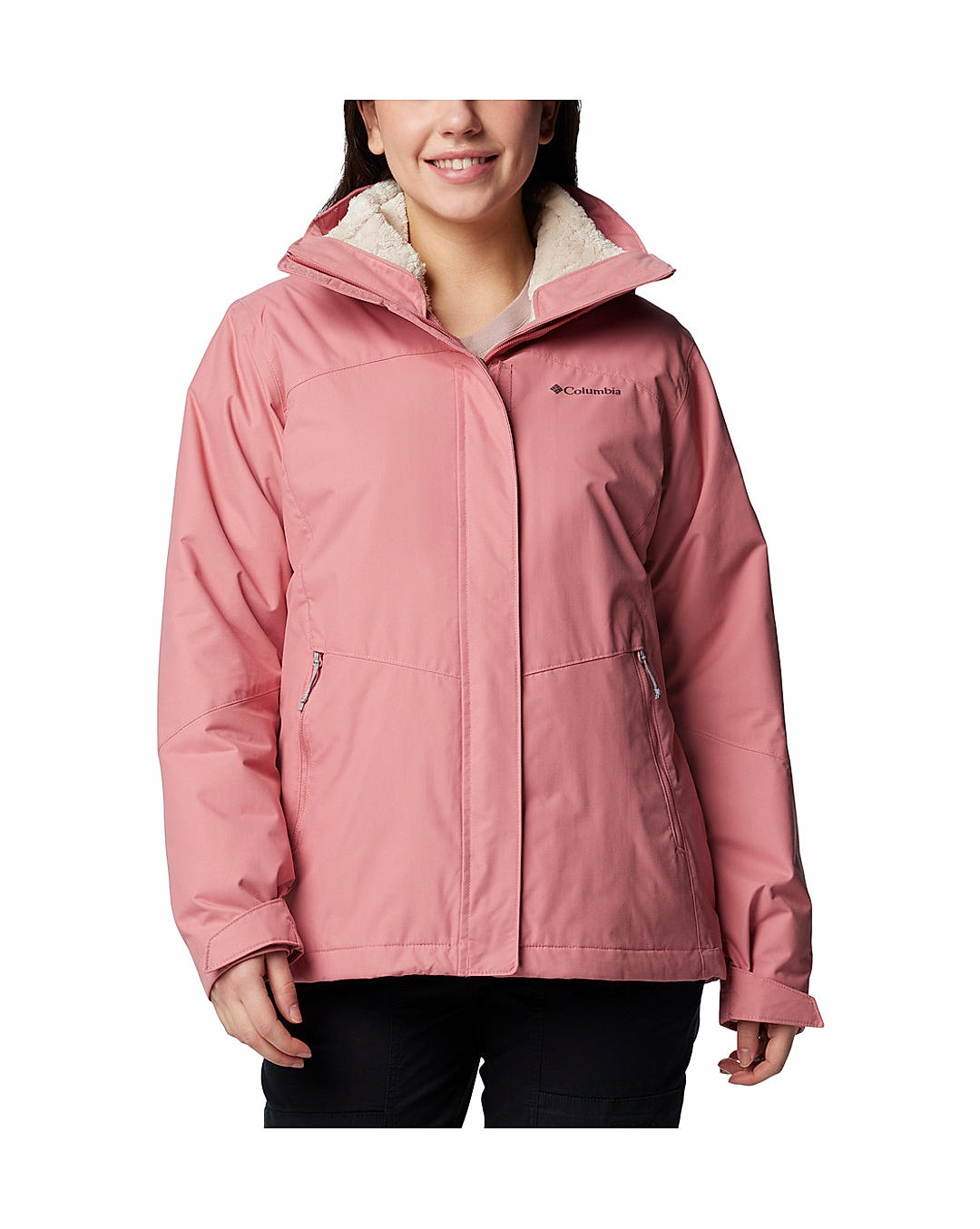 Buy Columbia Womens Pink Omni Heat Reflective Bugaboo Iii Fleece Interchange Jacket Online at Adventuras 535664