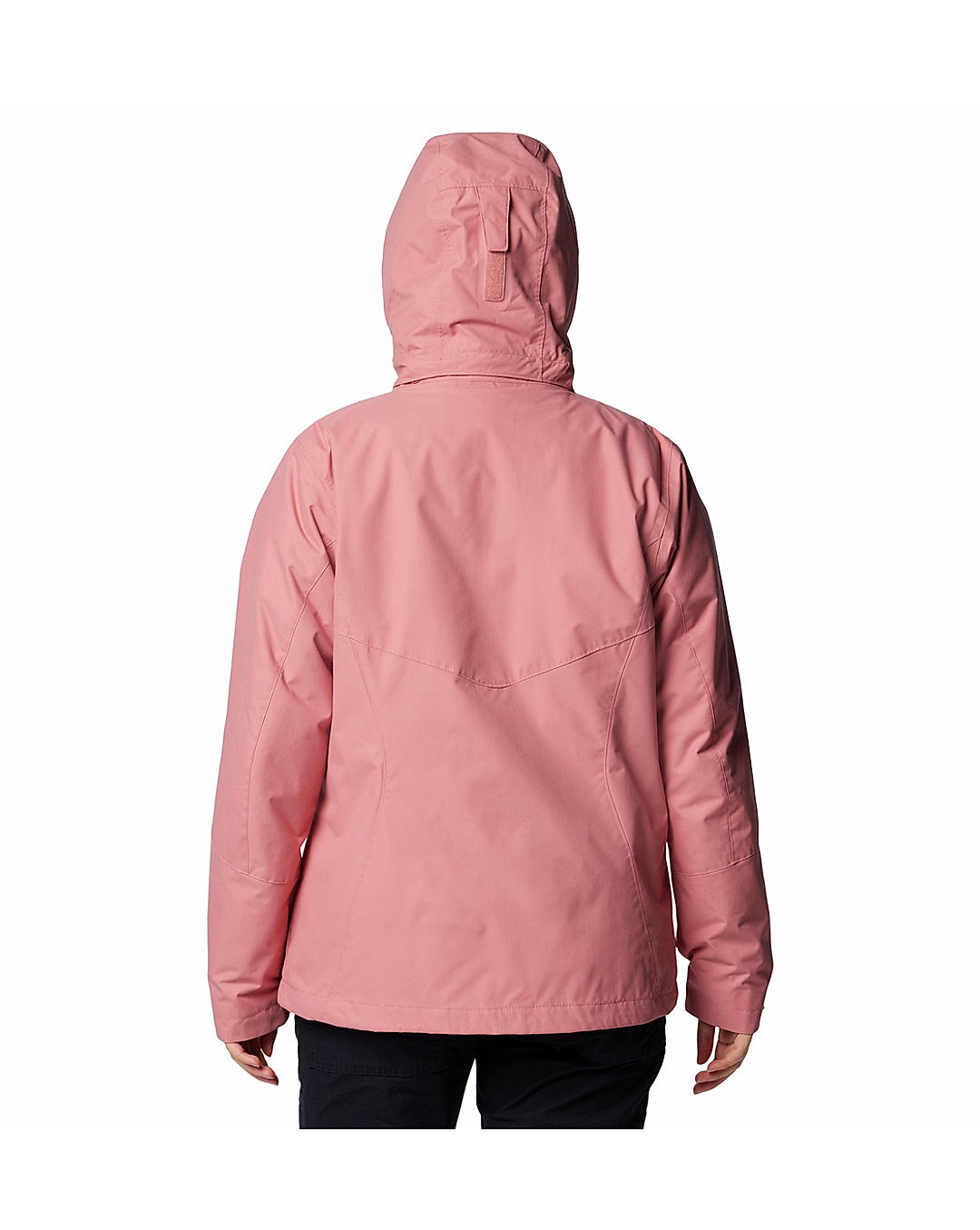 Columbia Womens Pink Omni-Heat Reflective Bugaboo III Fleece Interchange Jacket
