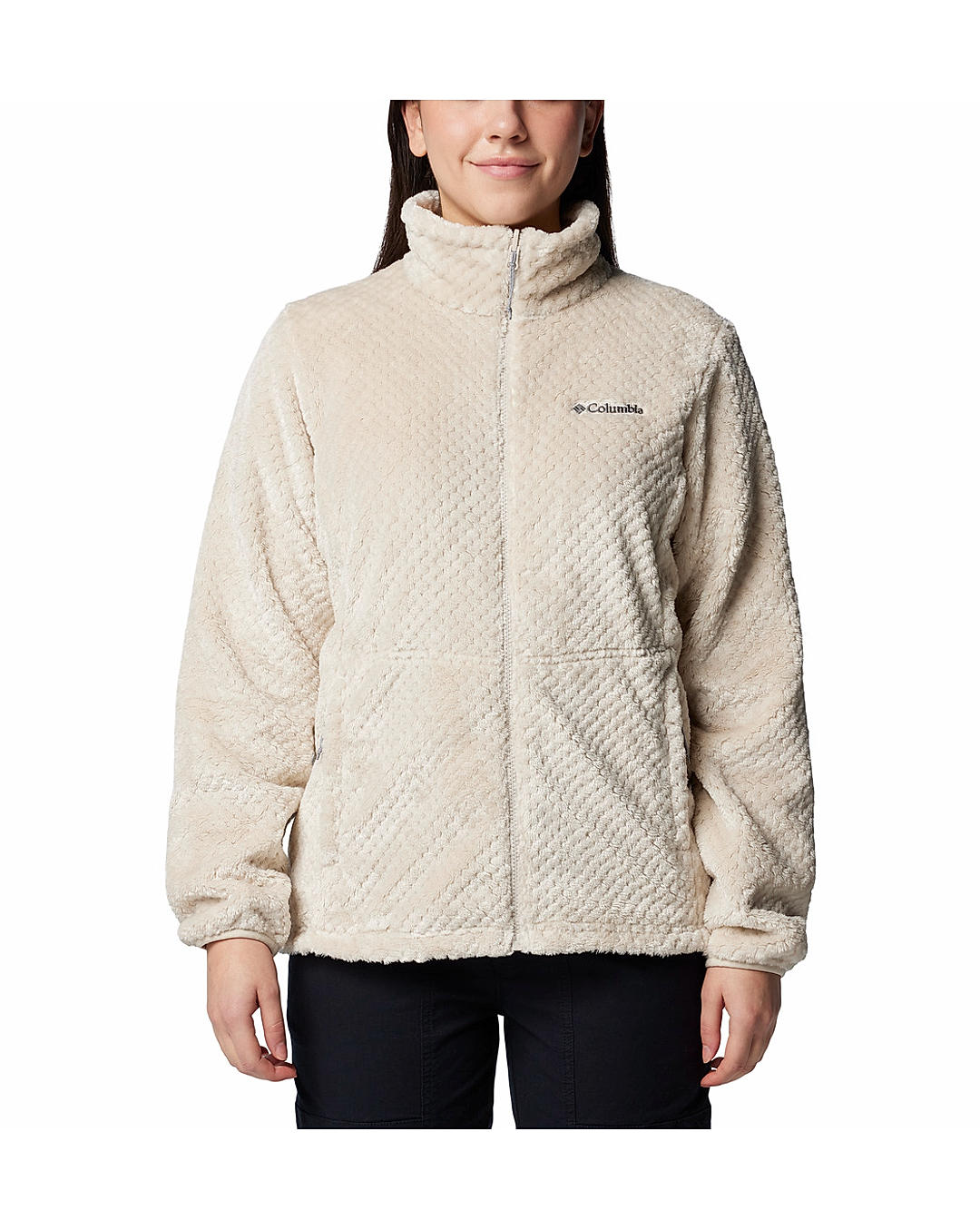Columbia Womens Pink Omni-Heat Reflective Bugaboo III Fleece Interchange Jacket