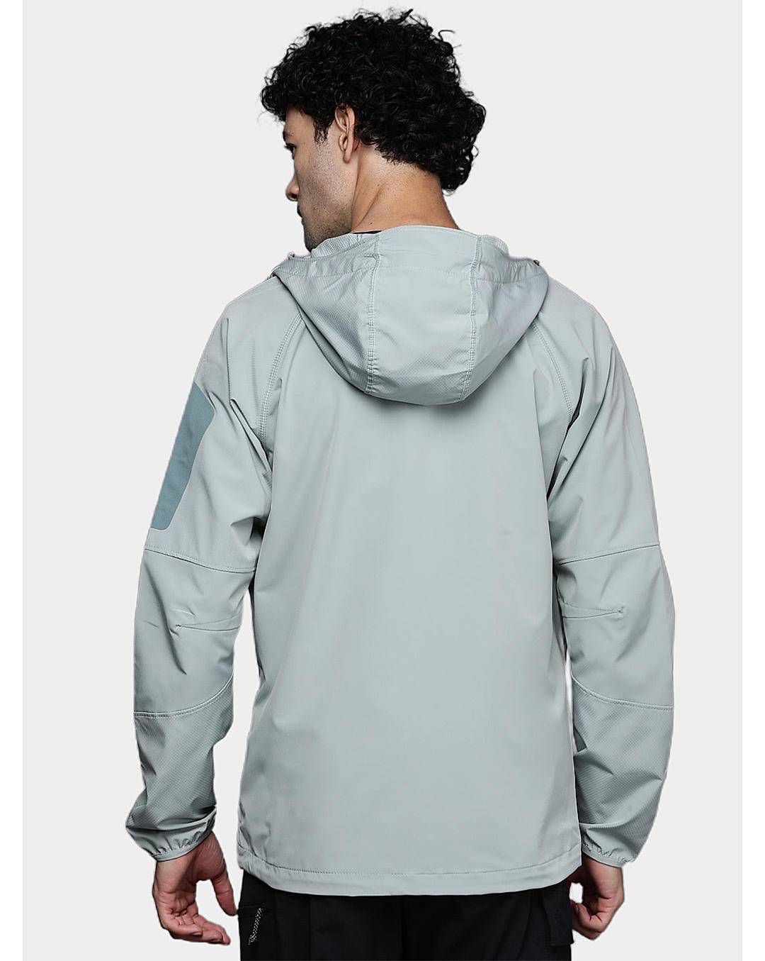 Columbia Mens Green Omnishield Tall Heights Hooded Softshell Water and Wind Resistant Jacket