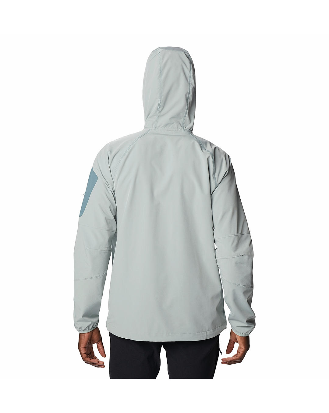 Columbia Mens Green Omnishield Tall Heights Hooded Softshell Water and Wind Resistant Jacket