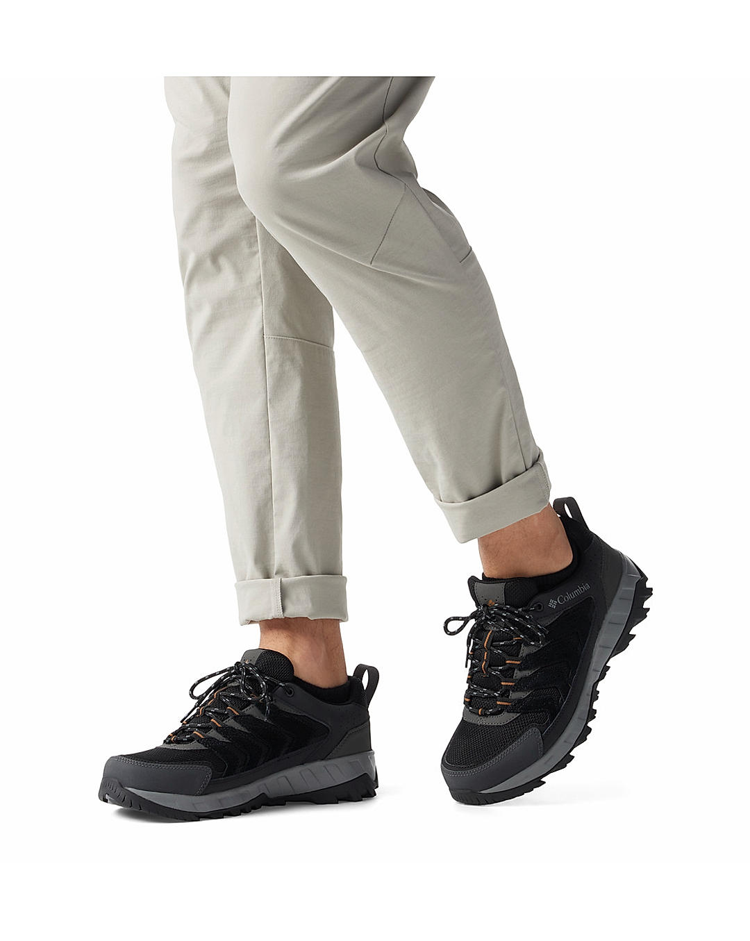 Columbia Mens Black STRATA TRAIL LOW WP