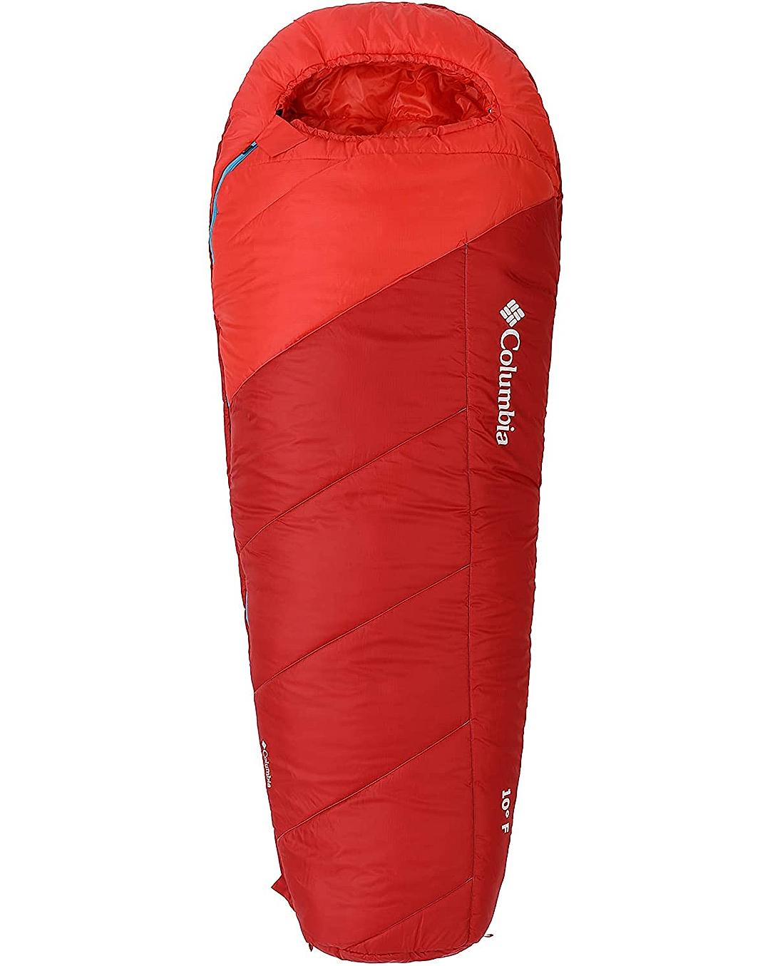Columbia Unisex Red Columbia Mount Tabor 10F Mummy Sleeping Bag - XL