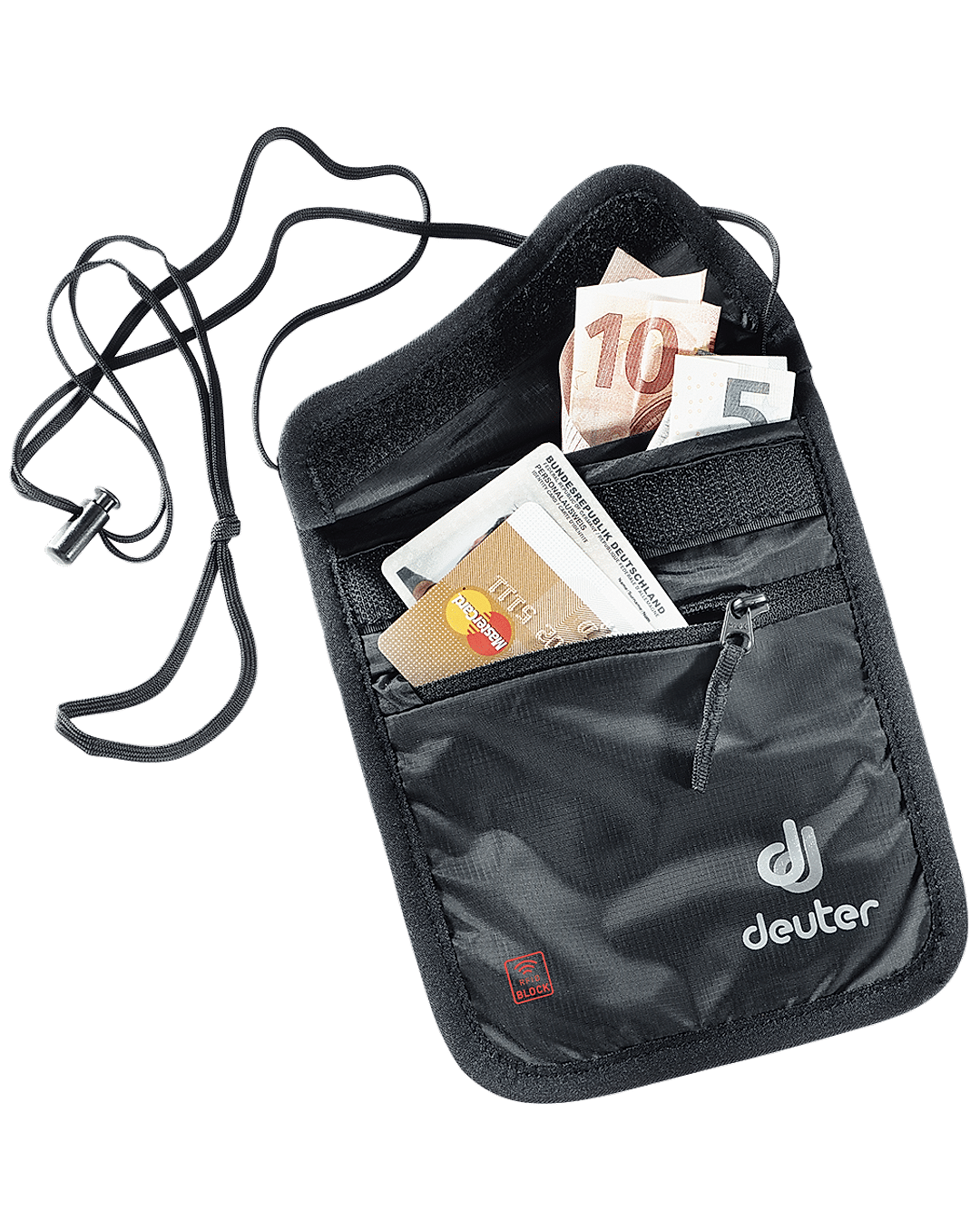 Deuter Unisex Black Security Wallet II RFID BLOCK