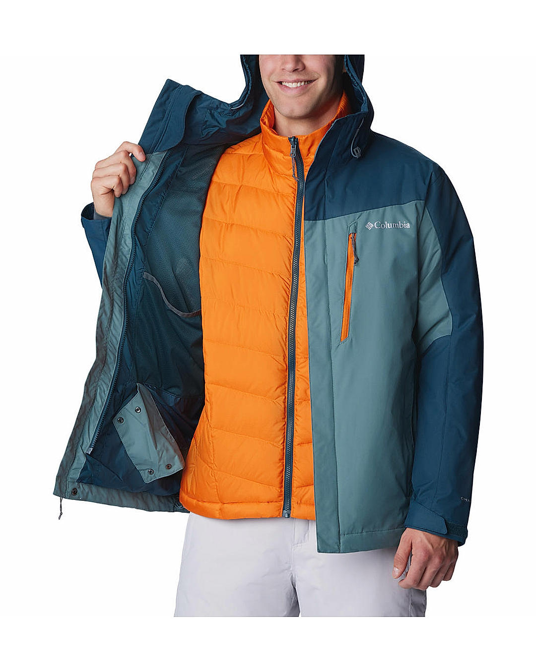 Buy Columbia Men Green Whirlibird IV Interchange Jacket Online at Adventuras 517650