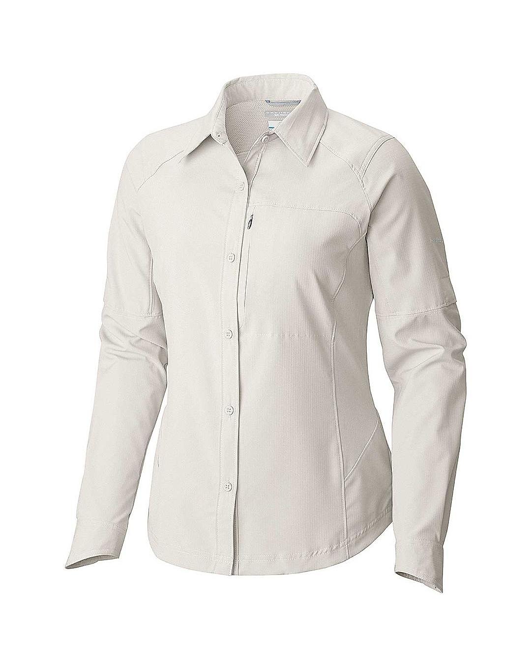 Buy Columbia White Silver Ridge Long Sleeve Shirt For women Online at  Adventuras