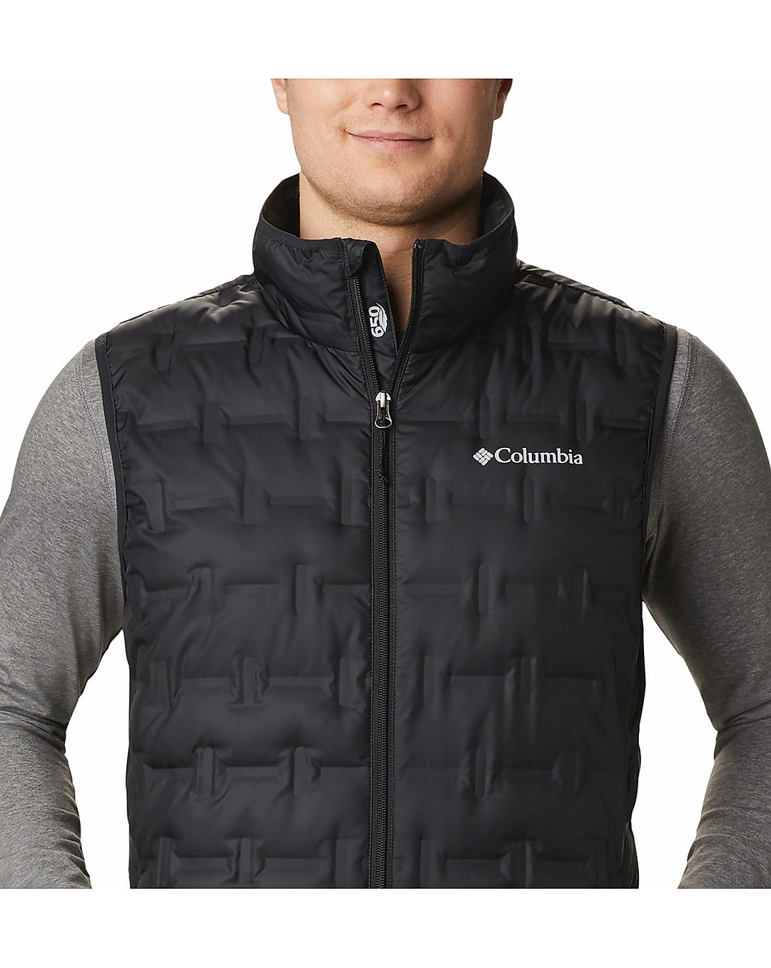 Buy Columbia Black Delta Ridge Down Vest Jackets For Men Online at