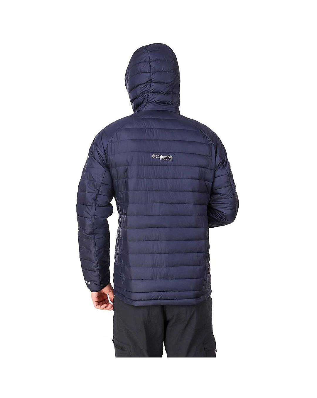 Columbia Titanium Snow Country Hooded Jacket - Men's Canyon Blue, L