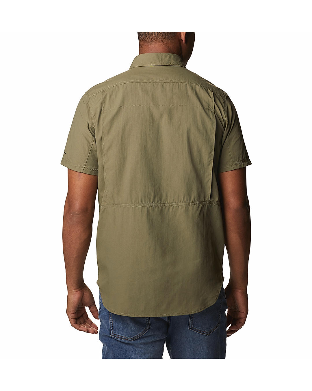 Columbia Men Green Silver Ridge 2.0 Short Sleeve Shirt