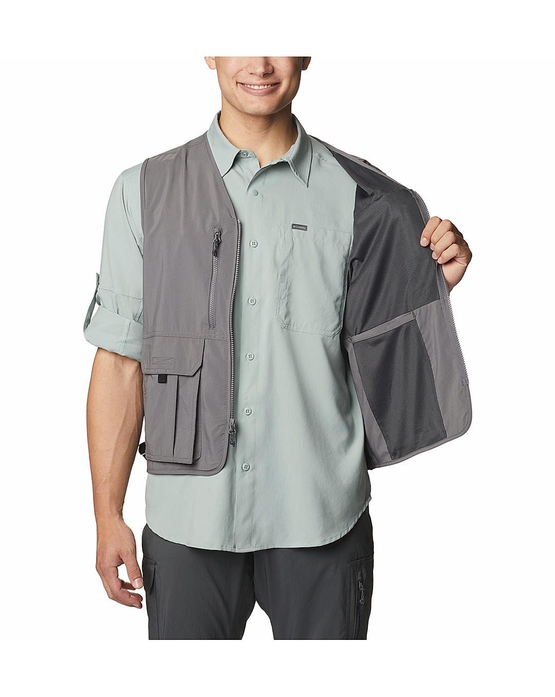 Buy Columbia Grey Silver Ridge Utility Vest Jackets For Men Online at  Adventuras